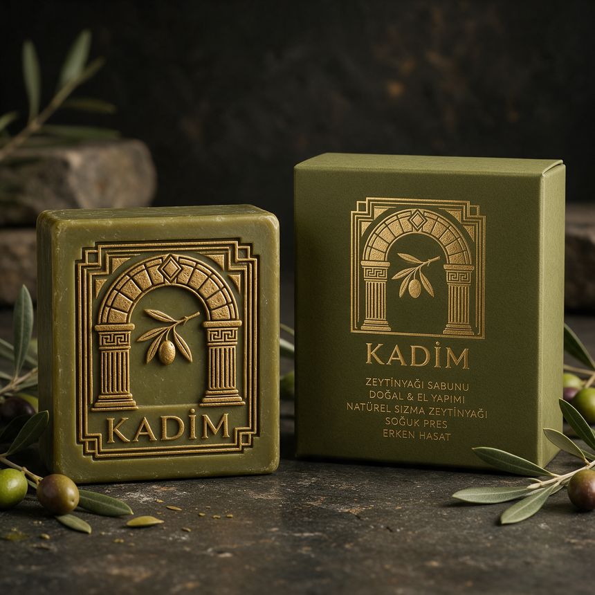 KADİM zeytinyağı sabunu, kare kalıp